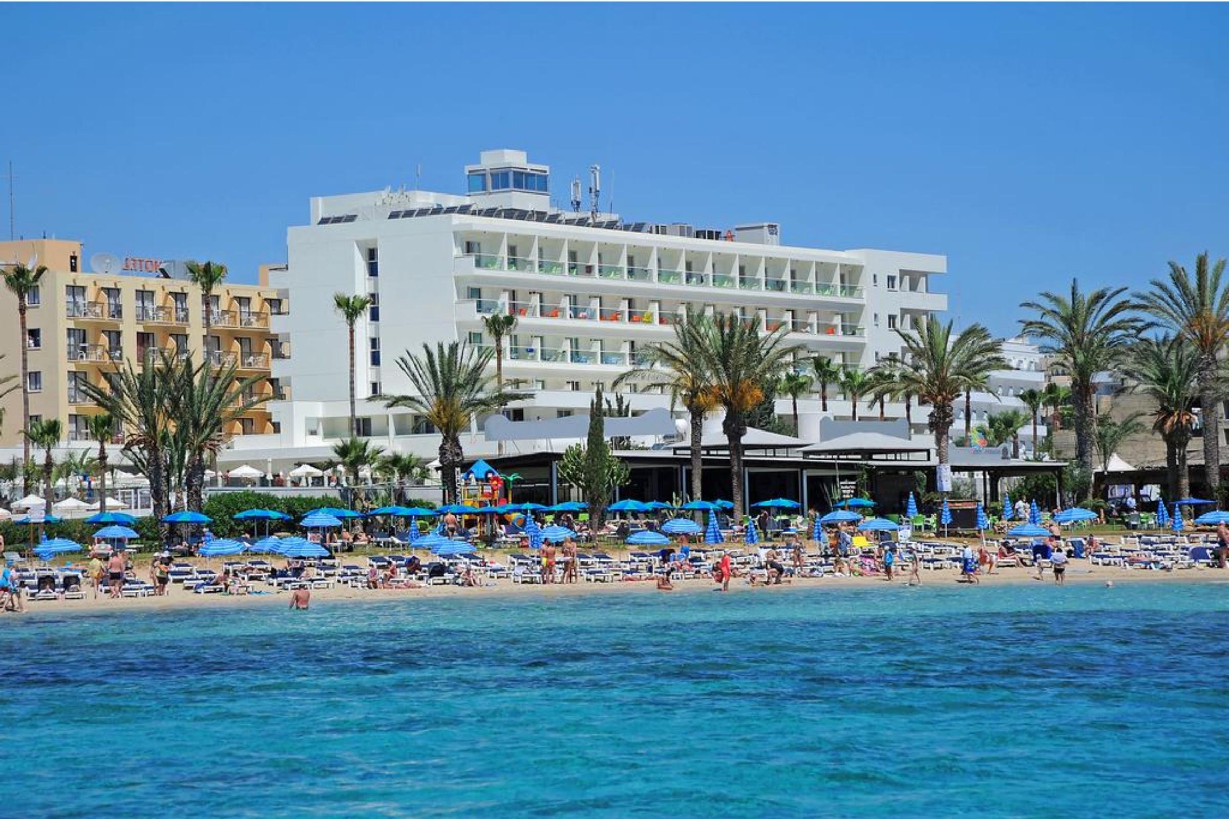 Nelia Beach Hotel & Spa Ayia Napa Esterno foto